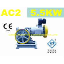 5.5 kW AC2 máquina de tração para elevador